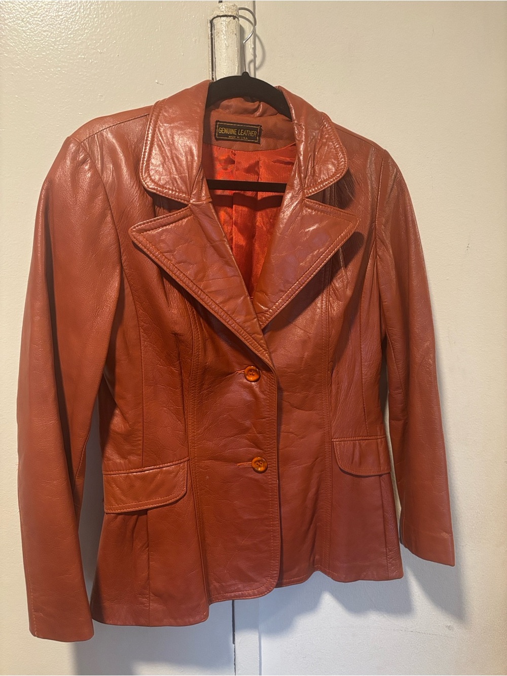 Women's Rust Orange Jacket - Picture 11 of 16